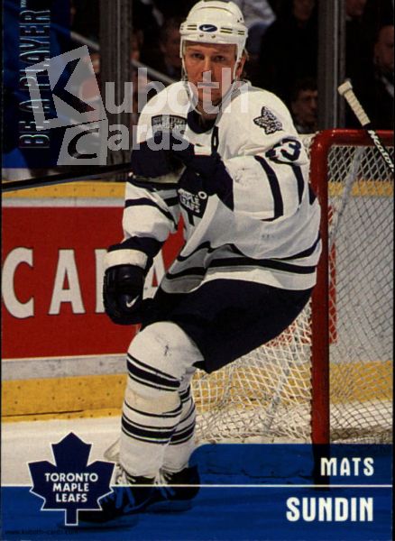 NHL 1999-00 BAP Memorabilia - No 233 - Mats Sundin