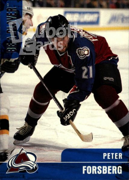 NHL 1999-00 BAP Memorabilia - No 259 - Peter Forsberg