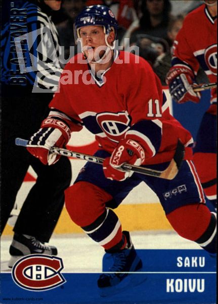 NHL 1999-00 BAP Memorabilia - No 185 - Saku Koivu