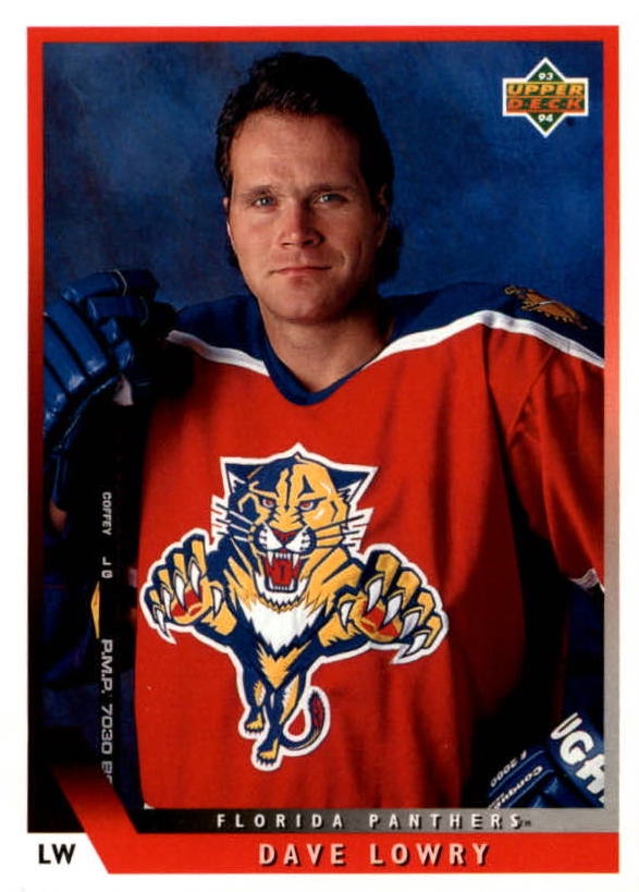 NHL 1993 / 94 Upper Deck - No 67 - Dave Lowry