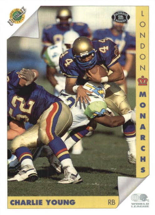 NFL 1992 Ultimate WLAF - No 67 - Charlie Young