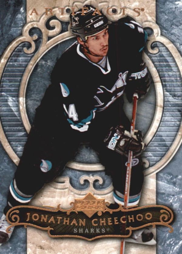 NHL 2007-08 Artifacts - No 67 - Jonathan Cheechoo