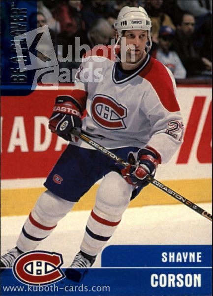 NHL 1999-00 BAP Memorabilia - No 29 - Shayne Corson