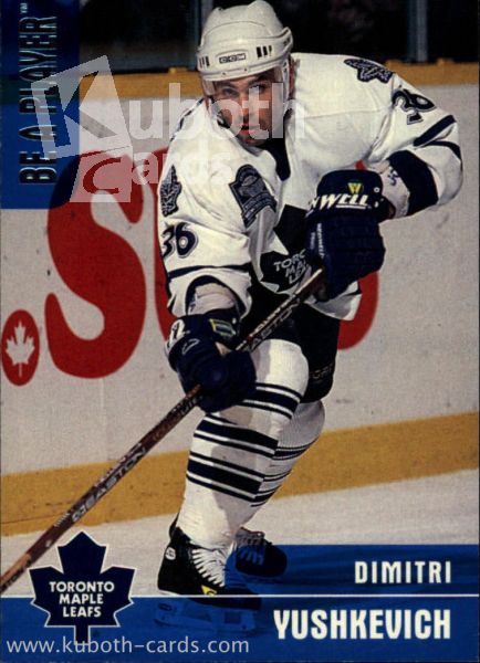 NHL 1999-00 BAP Memorabilia - No 6 - Dimitri Yushkevich