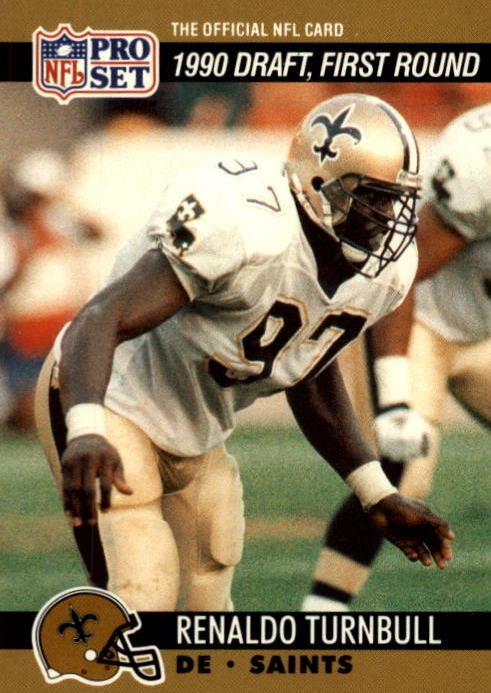 NFL 1990 ProSet - No 682 - Renaldo Turnbull