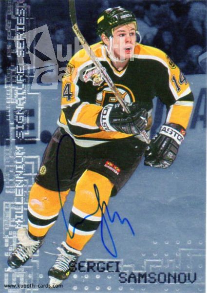 NHL 1999-00 BAP Millennium - No 22 - Sergei Samsonov