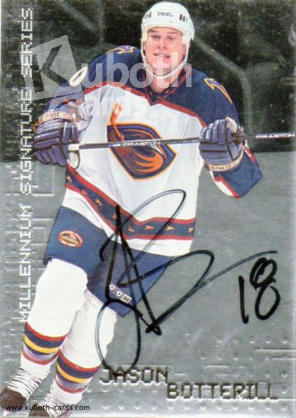 NHL 1999-00 BAP Millennium Autographs - No 18 - Jason Botterill