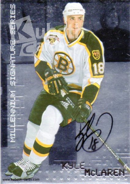 NHL 1999-00 BAP Millennium Autographs - No 25 - Kyle McLaren
