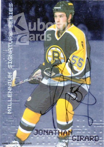 NHL 1999-00 BAP Millennium Autographs - No 28 - Jonathan Girard