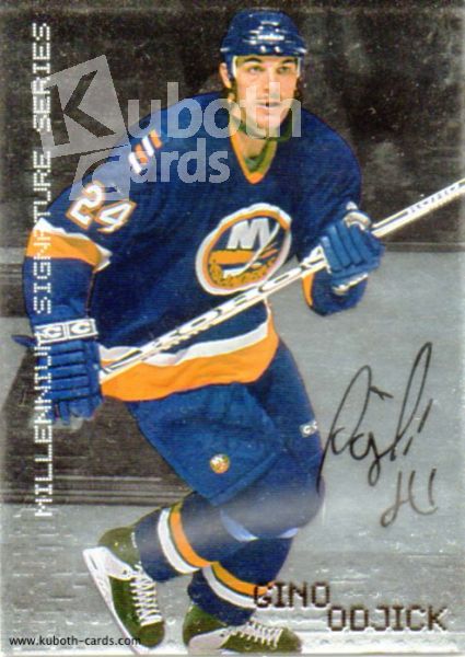 NHL 1999-00 BAP Millennium Autographs - No 154 - Gino Odjick