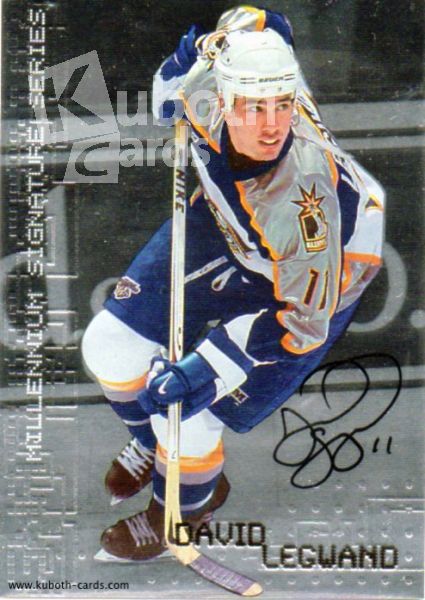 NHL 1999-00 BAP Millennium Autographs - No 136 - David Legwand