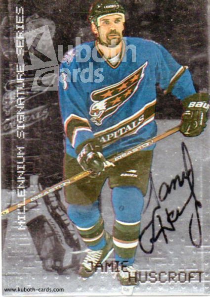 NHL 1999-00 BAP Millennium Autographs - No 244 - Jamie Huscroft