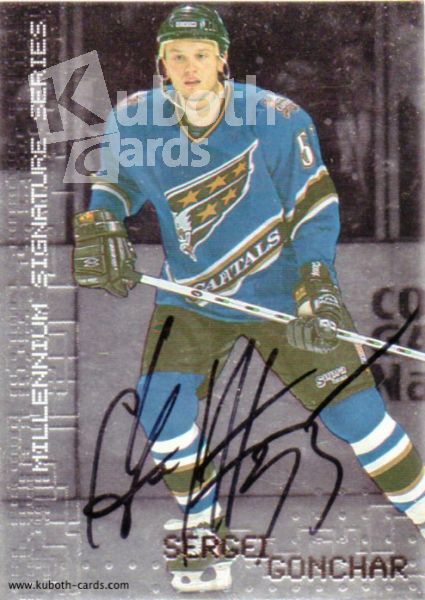 NHL 1999-00 BAP Millennium Autographs - No 249 - Sergei Gonchar