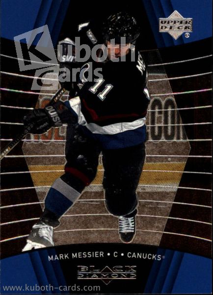 NHL 1999-00 Black Diamond - No 86 - Mark Messier