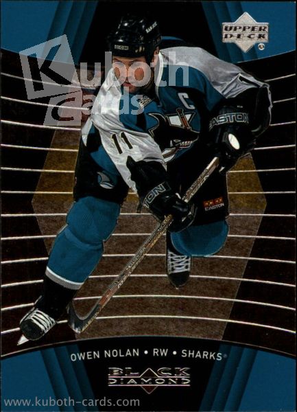 NHL 1999-00 Black Diamond - No 75 - Owen Nolan