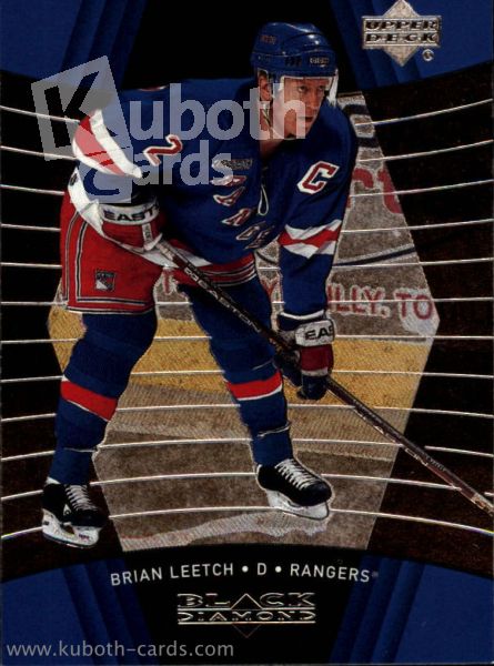 NHL 1999-00 Black Diamond - No 57 - Brian Leetch