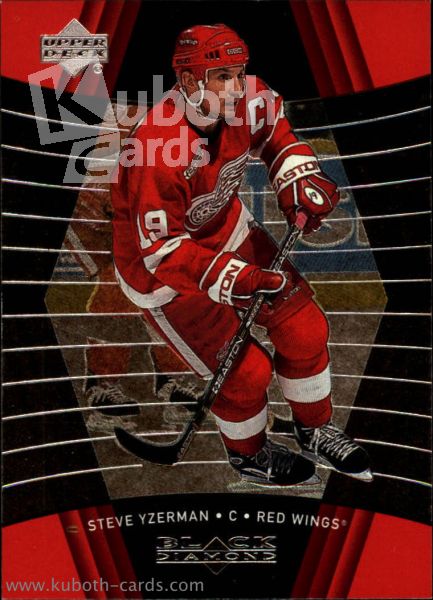 NHL 1999-00 Black Diamond - No 36 - Steve Yzerman