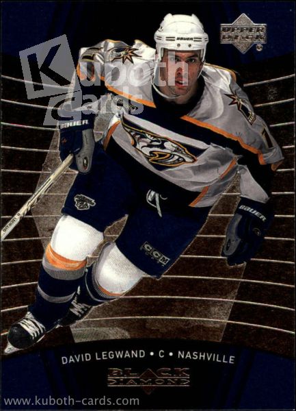 NHL 1999-00 Black Diamond - No 49 - David Legwand