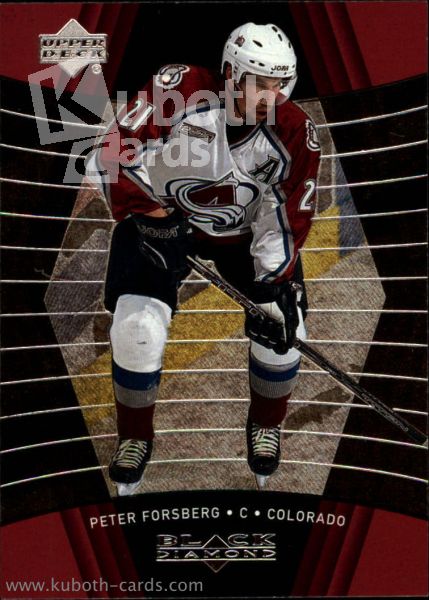 NHL 1999-00 Black Diamond - No 26 - Peter Forsberg