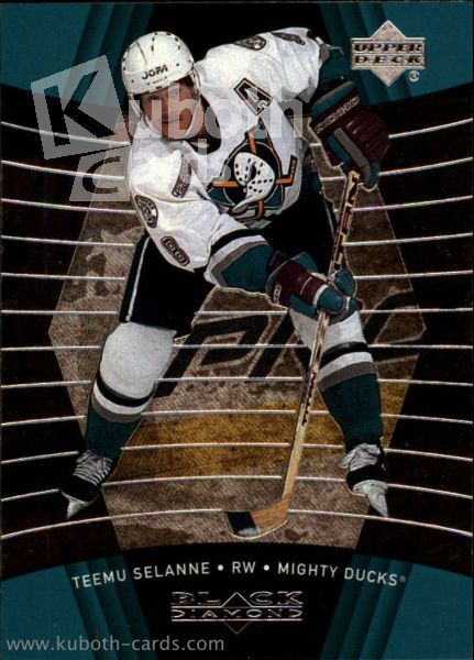 NHL 1999-00 Black Diamond - No 2 - Teemu Selanne