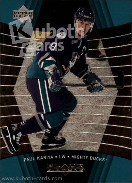 NHL 1999-00 Black Diamond - No 1 - Paul Kariya