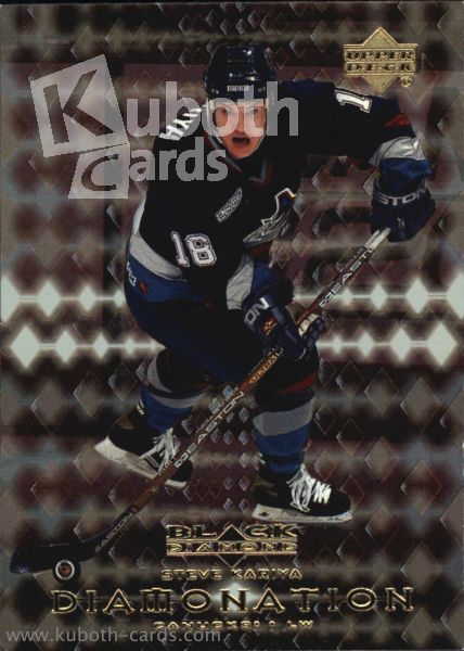 NHL 1999-00 Black Diamond Diamonation - No D16 - Kariya