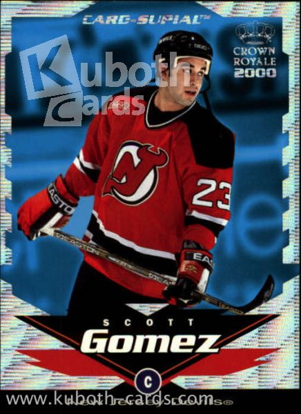 NHL 1999-00 Crown Royale Card Supials - No 14 - Scott Gomez / John Vanbiesbrouck