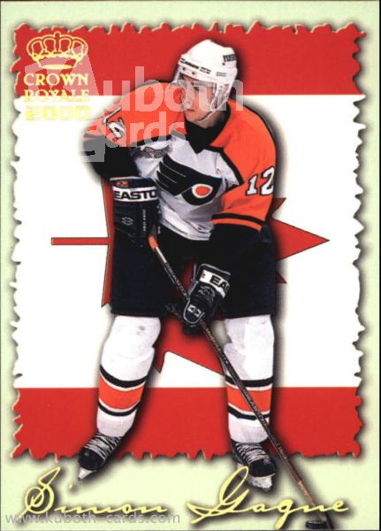 NHL 1999-00 Crown Royale International Glory - No 17 - Simon Gagne