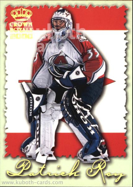 NHL 1999-00 Crown Royale International Glory - No 7 - Patrick Roy