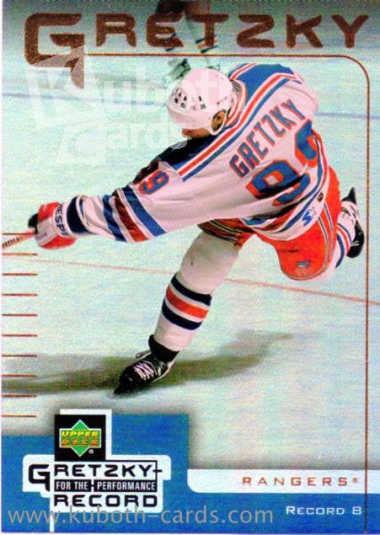 NHL 1999-00 McDonald's Upper Deck Gretzky Performance - No 8 - Wayne Gretzky