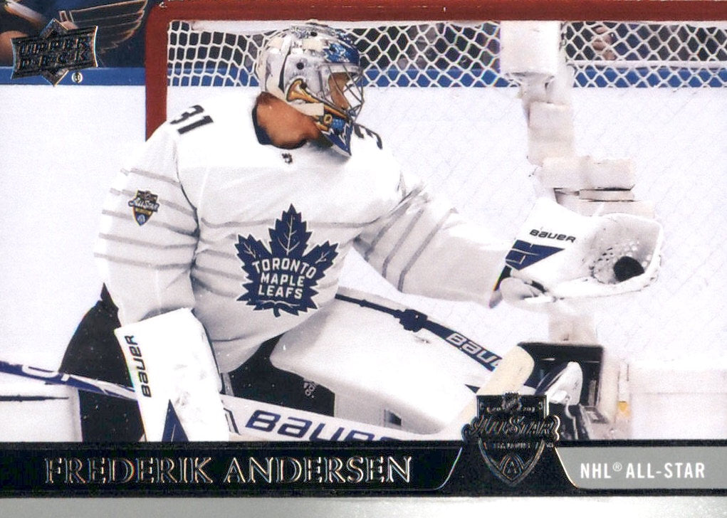 NHL 2020-21 Upper Deck - No 688 - Frederik Andersen