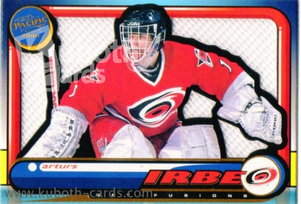 NHL 1999-00 Pacific In the Cage Net-Fusions - No 4 - Irbe