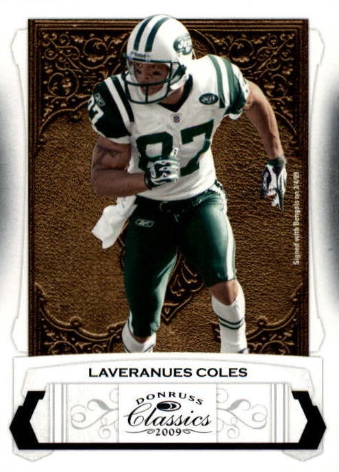 NFL 2009 Donruss Classics - No 68 - Laveranues Coles