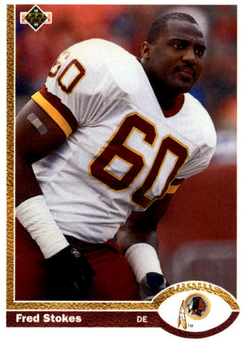 NFL 1991 Upper Deck - No 68 - Fred Stokes