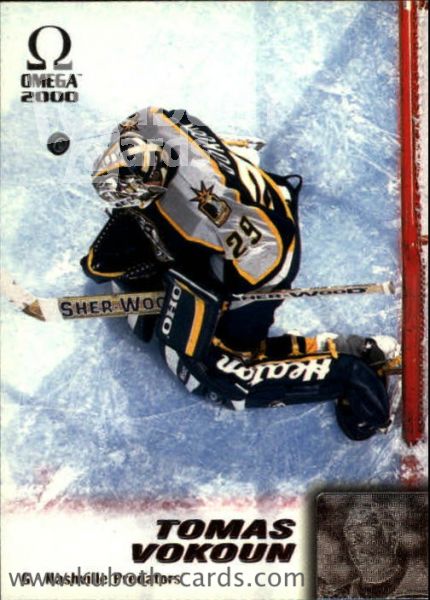 NHL 1999-00 Pacific Omega - No 129 - Tomas Vokoun