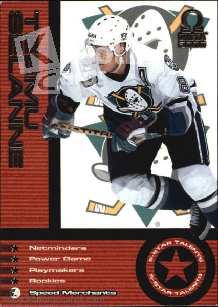 NHL 1999-00 Pacific Omega 5 Star Talents - No 14 - Selanne