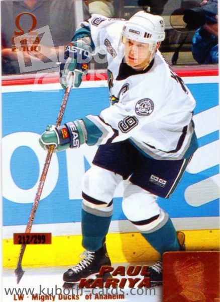 NHL 1999-00 Pacific Omega Gold - No 3 - Paul Kariya