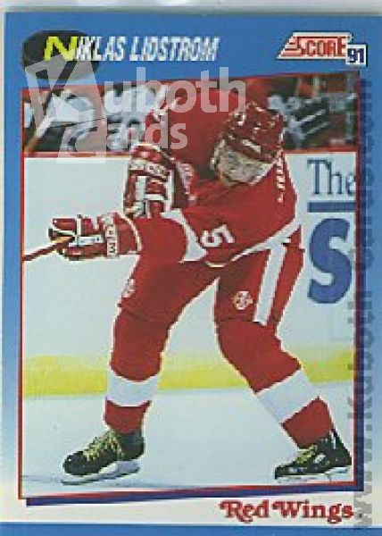 NHL 1991-92 Score Canadian bilingual - No 621 - Niklas Lidstrom