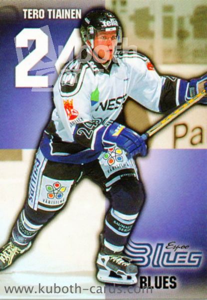 NHL 1999-00 Finnish Cardset - No 16 - Tero Tiainen