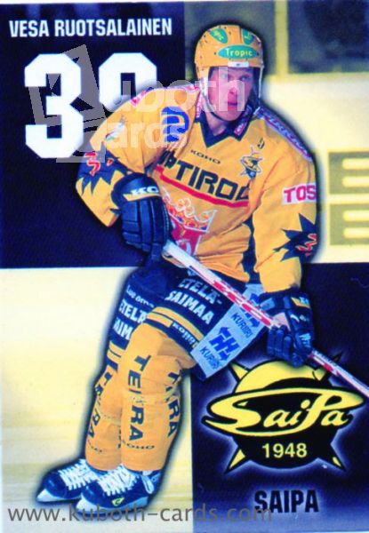 NHL 1999-00 Finnish Cardset - No 111 - Vesa Ruotsalainen