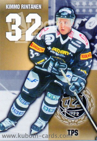 NHL 1999-00 Finnish Cardset - No 333 - Kimmo Rintanen