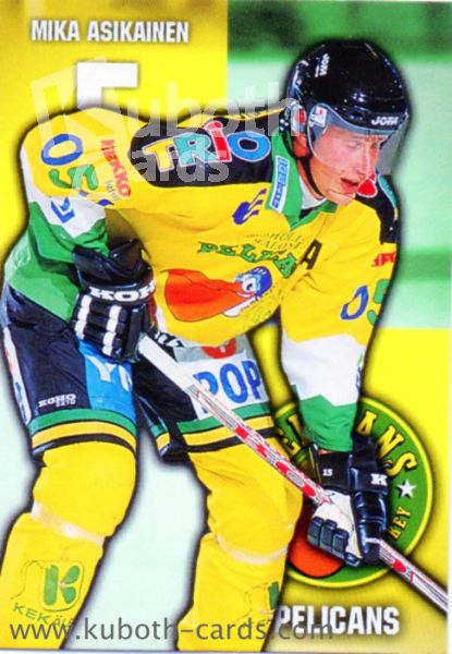 NHL 1999-00 Finnish Cardset - No 98 - Mika Asikainen