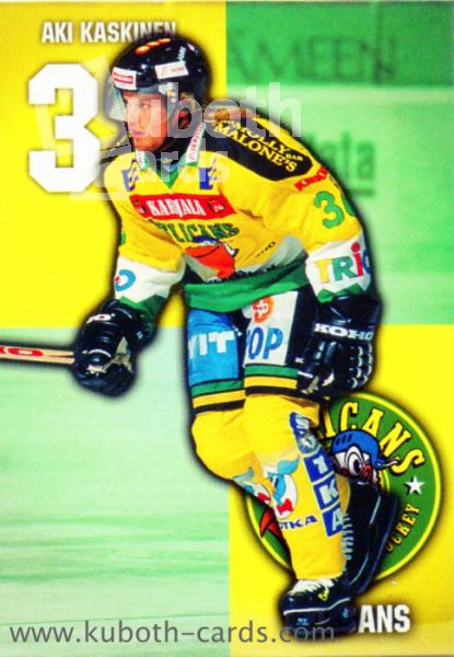 NHL 1999-00 Finnish Cardset - No 299 - Aki Kaskinen