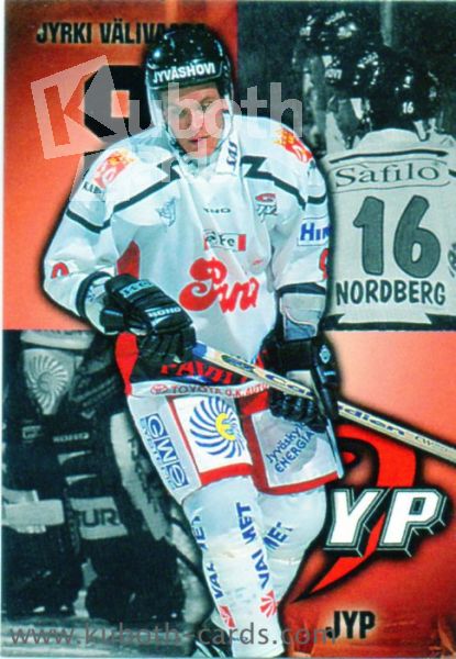 NHL 1999-00 Finnish Cardset - No 69 - Jyrki Välivaara