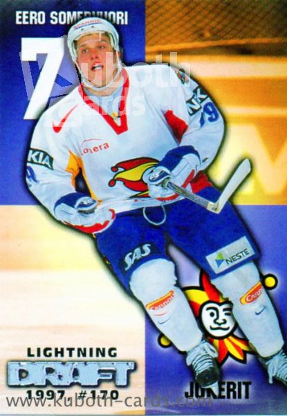 NHL 1999-00 Finnish Cardset - No 64 - Eero Somervuori
