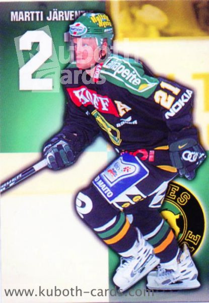 NHL 1999-00 Finnish Cardset - No 47 - Martti Järventie