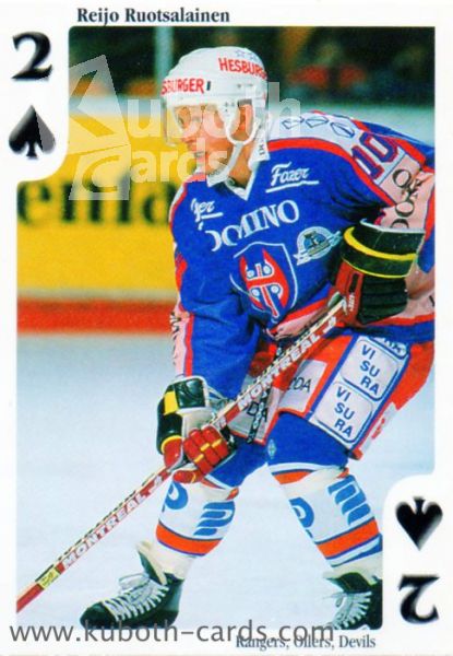 NHL 1999-00 Finnish Cardset Aces High - No S2 - Rejo Ruotsalainen