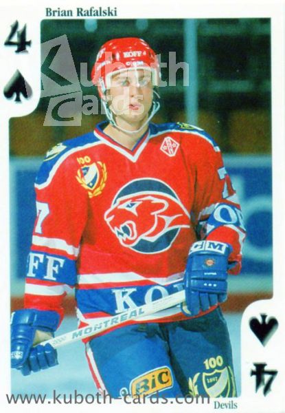 NHL 1999-00 Finnish Cardset Aces High - No S4 - Brian Rafalski