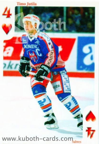 NHL 1999-00 Finnish Cardset Aces High - No H4 - Timo Jutila