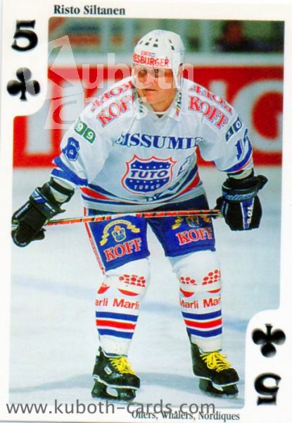 NHL 1999-00 Finnish Cardset Aces High - No C5 - Risto Siltanen